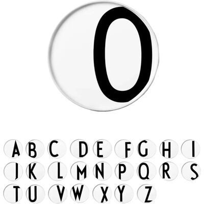 Design Letters Tilpasset frokostplate - Skandinavisk moderne Design Letters Tilpasset frokostplate - Skandinavisk moderne