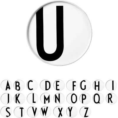 Design Letters U - Frokostplate - Skandinavisk Moderne Design Letters U - Frokostplate - Skandinavisk Moderne