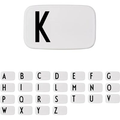 Design Letters K Lunsjboks - Lunch Box Design Letters K Lunsjboks - Lunch Box
