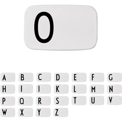 Design Letters Hvitt Matboks med 'O' - Produktkategori Design Letters Hvitt Matboks med 'O' - Produktkategori