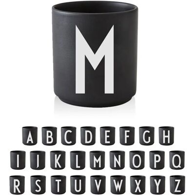 Design Letters Svart Kopp - P - Kopp Design Letters Svart Kopp - P - Kopp