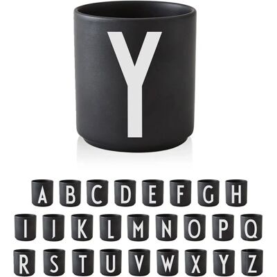Design Letters Svart Bokstavkopp - Kaffekopp Design Letters Svart Bokstavkopp - Kaffekopp
