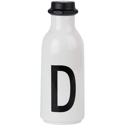 Design Letters D - Vannflaske med bokstav Design Letters D - Vannflaske med bokstav