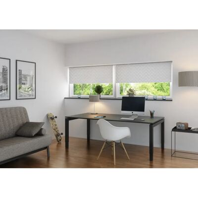 Debel - ZigZag - Hvid - 80x175 - Roller Blind Debel - ZigZag - Hvid - 80x175 - Roller Blind
