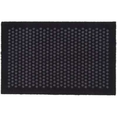 Tica Copenhagen Dot Dørmatte - 60x90cm, Svart/Grå Tica Copenhagen Dot Dørmatte - 60x90cm, Svart/Grå