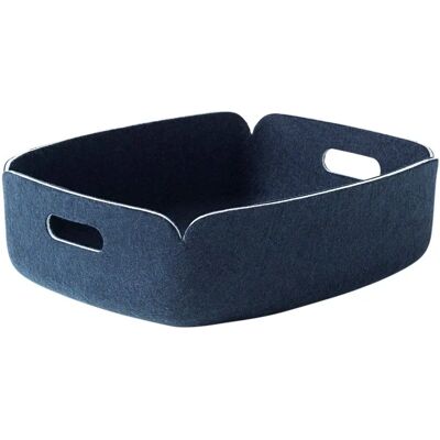 Cestino e vassoio di stoccaggio Muuto Restore Blu Notte Cestino e vassoio di stoccaggio Muuto Restore Blu Notte