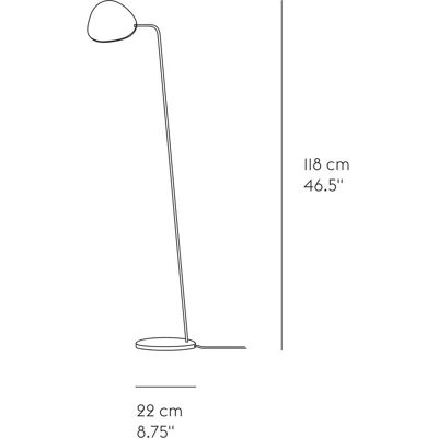 Muuto Leaf LED Gulvlampe - Stilig, Justerbar, Energieeffektiv Muuto Leaf LED Gulvlampe - Stilig, Justerbar, Energieeffektiv
