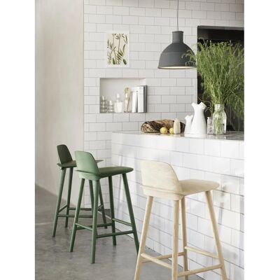 Lampada a sospensione Muuto Unfold - Diffusore in silicone regolabile - Verde Lampada a sospensione Muuto Unfold - Diffusore in silicone regolabile - Verde