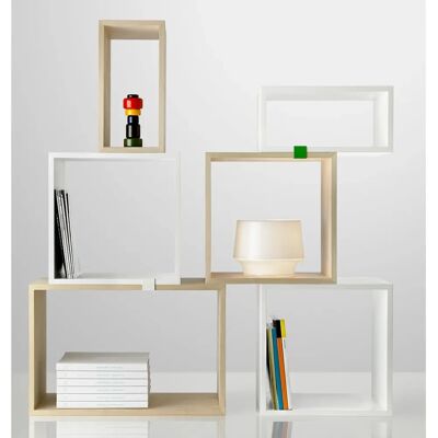 Sistema di scaffalature modulare Muuto Stacked 2.0 - Bianco Sistema di scaffalature modulare Muuto Stacked 2.0 - Bianco