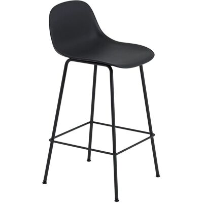 Muuto Fiber Barhocker - Svart - Moderne barstol Muuto Fiber Barhocker - Svart - Moderne barstol