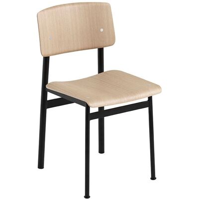 Chaise Loft Muuto - Style industriel scandinave - Noir/Beige - Publicité Chaise Loft Muuto - Style industriel scandinave - Noir/Beige - Publicité