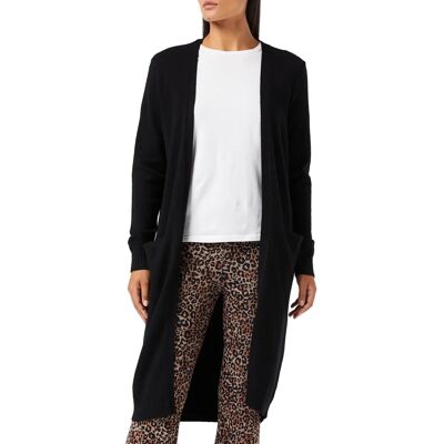 Vila VIRIL CARDIGAN LUNGO IN MAGLIA (14042770) - nero Vila VIRIL CARDIGAN LUNGO IN MAGLIA (14042770) - nero