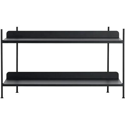 Muuto - Système d'étagères Compile (Config. 1), noir - Publicité Muuto - Système d'étagères Compile (Config. 1), noir - Publicité