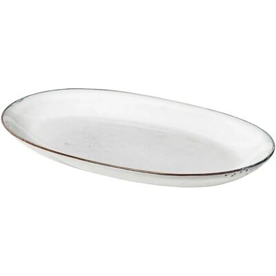 Piatto da portata ovale Nordic Sand di Broste Copenhagen - 30cm Piatto da portata ovale Nordic Sand di Broste Copenhagen - 30cm