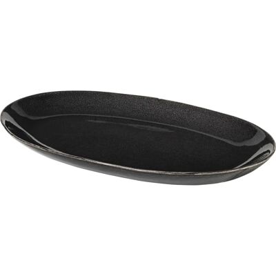 Broste Copenhagen Nordic Coal Oval Tallerken - Servise Broste Copenhagen Nordic Coal Oval Tallerken - Servise