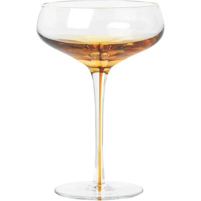 Broste Copenhagen Amber Cocktailglass - Sett med Fire Broste Copenhagen Amber Cocktailglass - Sett med Fire