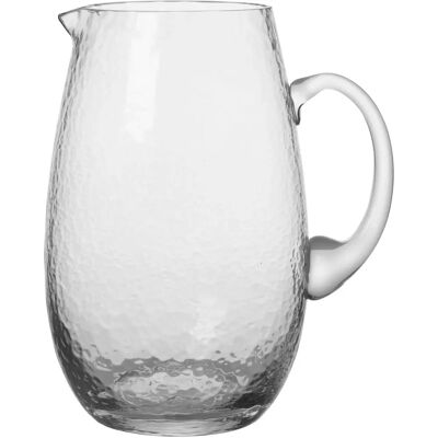 Broste Copenhagen Hammered Glasskanna - 2L - Vann & Juice Broste Copenhagen Hammered Glasskanna - 2L - Vann & Juice