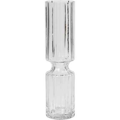 Jarrón Hyacint de Broste Copenhagen - Vidrio soplado, 8x31.7cm, Transparente Jarrón Hyacint de Broste Copenhagen - Vidrio soplado, 8x31.7cm, Transparente