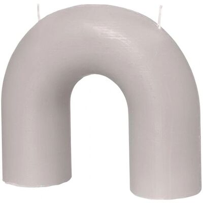 Vela BEND de Broste Copenhagen - Blanco/Gris - Velas y Difusores Vela BEND de Broste Copenhagen - Blanco/Gris - Velas y Difusores
