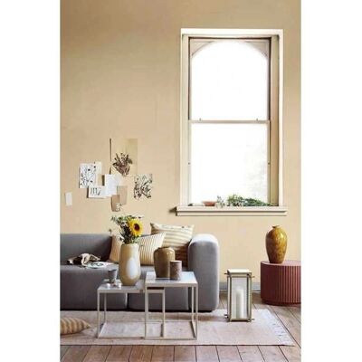 Broste Copenhagen Henny Baumwollteppich 140x200cm Light grey-yellow Broste Copenhagen Henny Baumwollteppich 140x200cm Light grey-yellow