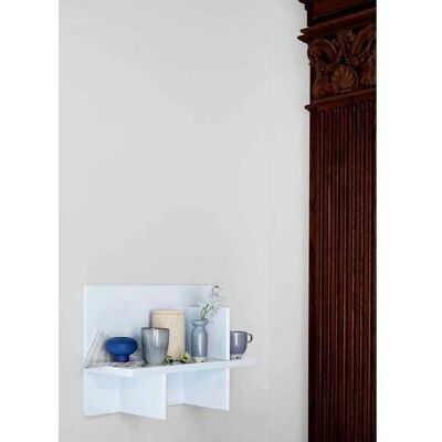 Libreria da Parete Broste Copenhagen Tenna - Blu - MDF Moderno Minimalista Libreria da Parete Broste Copenhagen Tenna - Blu - MDF Moderno Minimalista