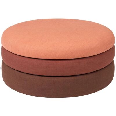 Broste Copenhagen Großer Pond Pouf - Rostfarben - 68cm x 30cm Möbel Broste Copenhagen Großer Pond Pouf - Rostfarben - 68cm x 30cm Möbel