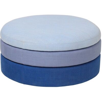 Broste Copenhagen Großer Pond Pouf - Blau Siena Broste Copenhagen Großer Pond Pouf - Blau Siena