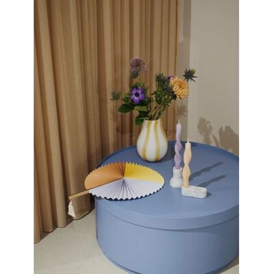 Broste Copenhagen Velas Torcidas Ø2.4x23cm Lila Orquídea - Velas Broste Copenhagen Velas Torcidas Ø2.4x23cm Lila Orquídea - Velas