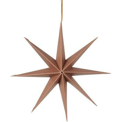 Broste Copenhagen - Stella di Natale - 50cm - Indian tan Broste Copenhagen - Stella di Natale - 50cm - Indian tan