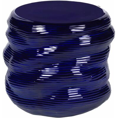 Broste Copenhagen Dunkelblaue Earthenware Beistelltisch - Ø 44 x 42 cm Broste Copenhagen Dunkelblaue Earthenware Beistelltisch - Ø 44 x 42 cm