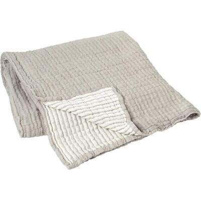 Broste Copenhagen KARRI Ξεθωριασμένο Sand Κουβέρτα - Κουβέρτα Broste Copenhagen KARRI Ξεθωριασμένο Sand Κουβέρτα - Κουβέρτα