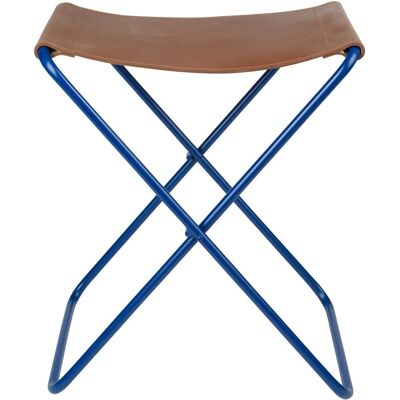 Sgabello pieghevole Broste Copenhagen Nola - Blu intenso Sgabello pieghevole Broste Copenhagen Nola - Blu intenso