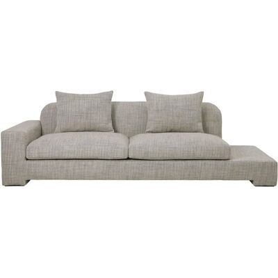 Broste Copenhagen Bay Chaise Longue - Canapé lounge aux bords arrondis Beige Melange - Canapé - Publicité Broste Copenhagen Bay Chaise Longue - Canapé lounge aux bords arrondis Beige Melange - Canapé - Publicité
