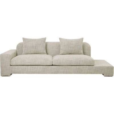 Broste Copenhagen Bay Lounge-Sofa - Hellbeige Melange - L-Form Broste Copenhagen Bay Lounge-Sofa - Hellbeige Melange - L-Form