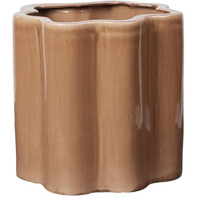 Broste Copenhagen Sonja Plantetopp - Brun - 36cm - Potte for planter Broste Copenhagen Sonja Plantetopp - Brun - 36cm - Potte for planter