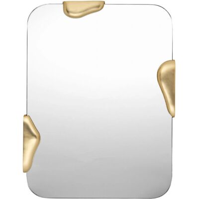 Broste Copenhagen Roberta Gold Spiegel 46x60cm Broste Copenhagen Roberta Gold Spiegel 46x60cm