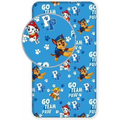 Pościel Paw Patrol bawełniana niebieska 90x200cm Pościel Paw Patrol bawełniana niebieska 90x200cm
