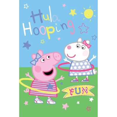 Fleecová deka Peppa Pig - 100 x 150 cm Fleecová deka Peppa Pig - 100 x 150 cm