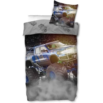 Licens Monstertruck Sengetøy - 140x200cm - Bomull Licens Monstertruck Sengetøy - 140x200cm - Bomull