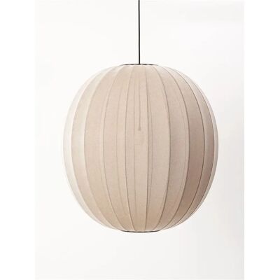 Made By Hand - Knit-Wit 75 Pendule ronde - Sable - Publicité Made By Hand - Knit-Wit 75 Pendule ronde - Sable - Publicité