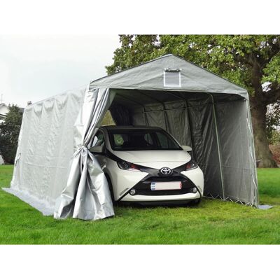 Dancover Garage Portatile - 3,3x6x2,4 m Grigio - Garage Dancover Garage Portatile - 3,3x6x2,4 m Grigio - Garage