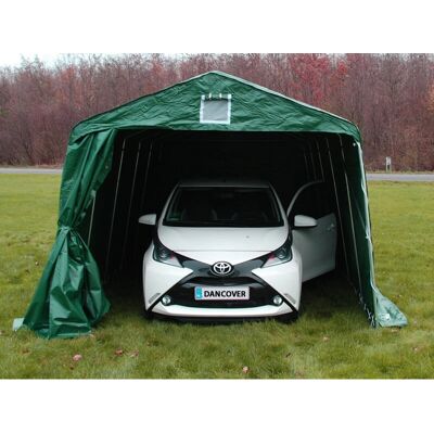 Dancover Garage Portatile PRO 3,3x6x2,4 m PVC - Verde - Tenda di stoccaggio Dancover Garage Portatile PRO 3,3x6x2,4 m PVC - Verde - Tenda di stoccaggio
