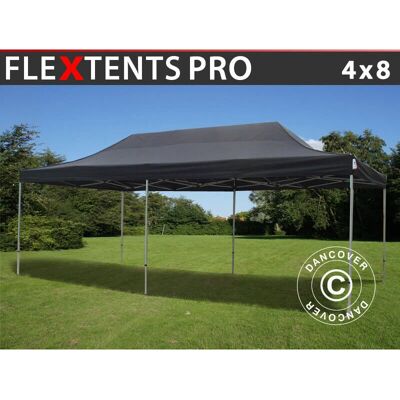 Dancover FleXtents PRO 4x8 m Black Pop-up Gazebo - Event Tent Dancover FleXtents PRO 4x8 m Black Pop-up Gazebo - Event Tent