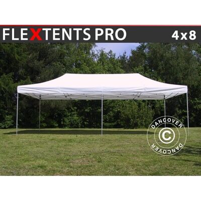 Dancover FleXtents PRO 4x8m Blanco - Carpa Plegable Dancover FleXtents PRO 4x8m Blanco - Carpa Plegable