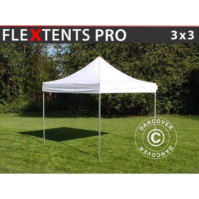 Dancover FleXtents PRO 3x3m White Pop-up Gazebo Dancover FleXtents PRO 3x3m White Pop-up Gazebo