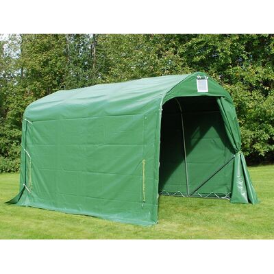 Carpa de almacenamiento PRO 2,4x3,6m PVC - Verde Carpa de almacenamiento PRO 2,4x3,6m PVC - Verde