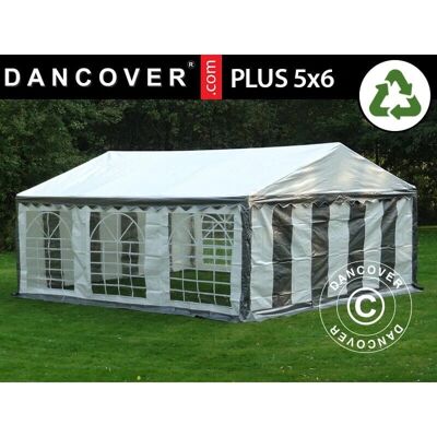 Dancover 5x6m Grau/Weiß Partyzelt - Eventzelt Dancover 5x6m Grau/Weiß Partyzelt - Eventzelt