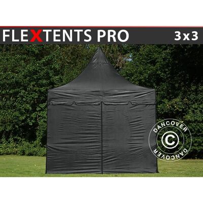 DANCOVER Peak Pagoda 3x3m Portable Foldable Gazebo - Outdoor Event Tent DANCOVER Peak Pagoda 3x3m Portable Foldable Gazebo - Outdoor Event Tent