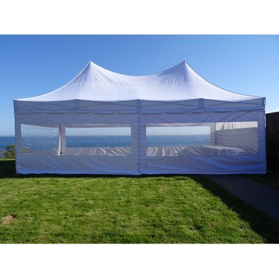 Dancover Peak Pagoda Carpa plegable Blanca con 6 paredes laterales - Carpa Dancover Peak Pagoda Carpa plegable Blanca con 6 paredes laterales - Carpa