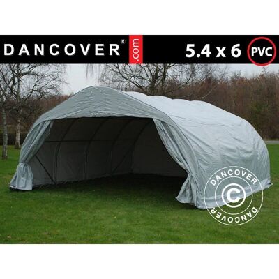 Dancover Portable Double Garage - 5.4x6x2.9m PVC - Grey Dancover Portable Double Garage - 5.4x6x2.9m PVC - Grey